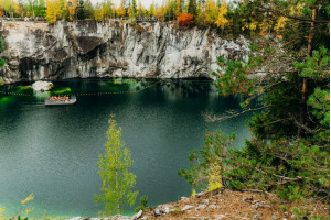 5 сочных дней в Карелии. Рускеала, Кивач, водопады и снегоходы