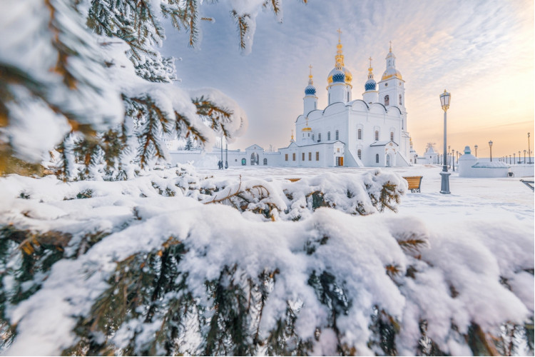 Новогоднее кружево Тюмени